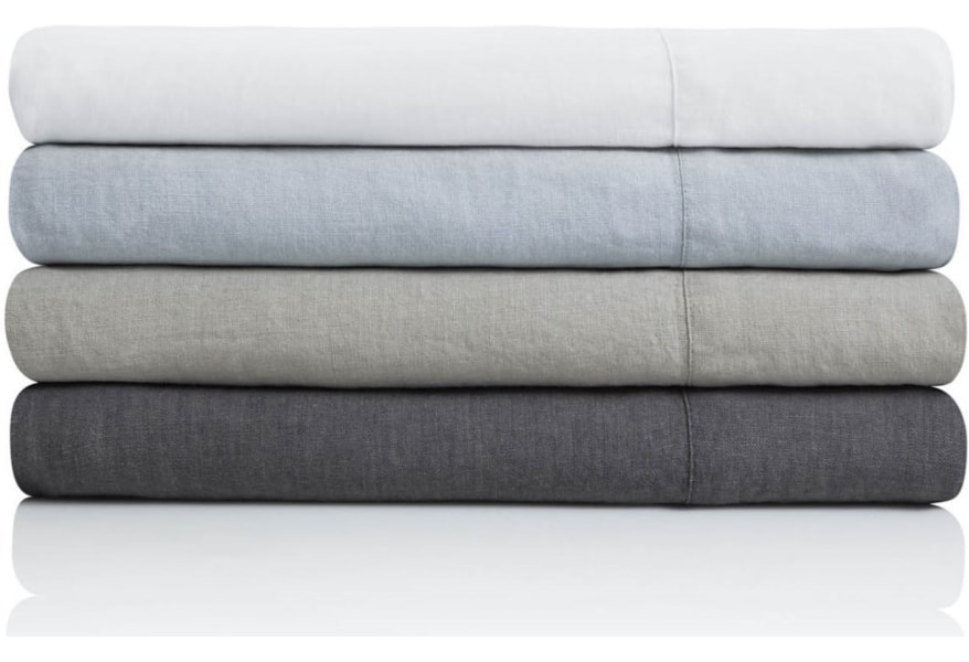 Malouf French Linen Wo162kksmld King 100 French Linen Duvet Set