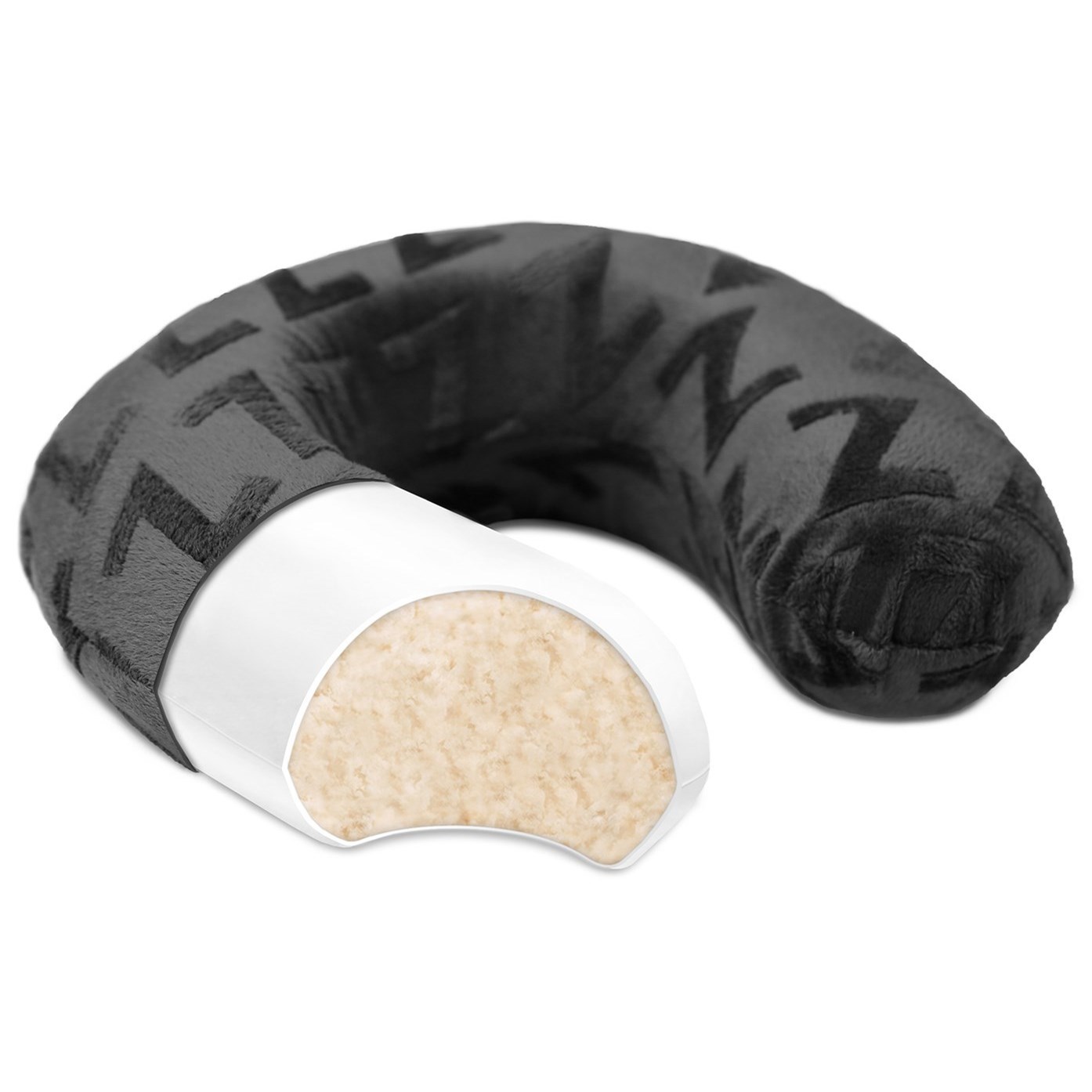 Malouf Shredded Latex Zztn00sx Travel Neck Shredded Latex Pillow