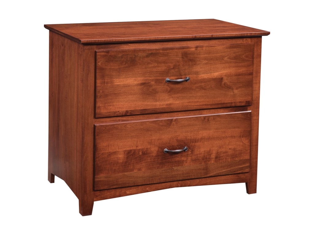 Maple Hill Woodworking Linwood Customizable Solid Wood 2 Drawer Maple Hill Woodworking Linwood Customizable Solid Wood 2 Drawer Lateral File Cabinet