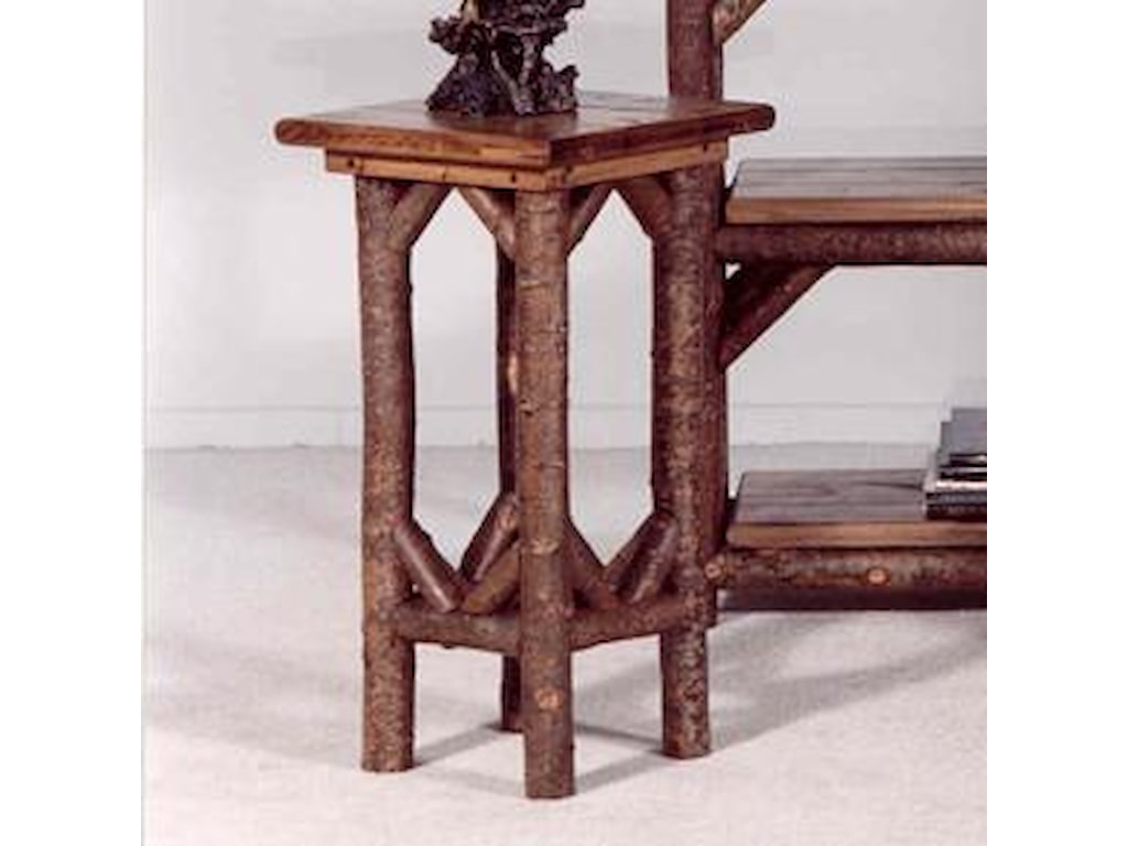 Marshfield Bayfield Tables Rustic Pedestal Table Conlin S Furniture End Tables