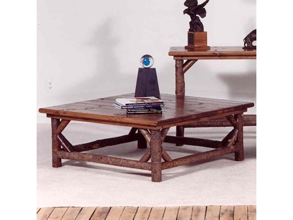 Marshfield Bayfield Tables Rustic Square Coffee Table Conlin S Furniture Cocktail Coffee Tables