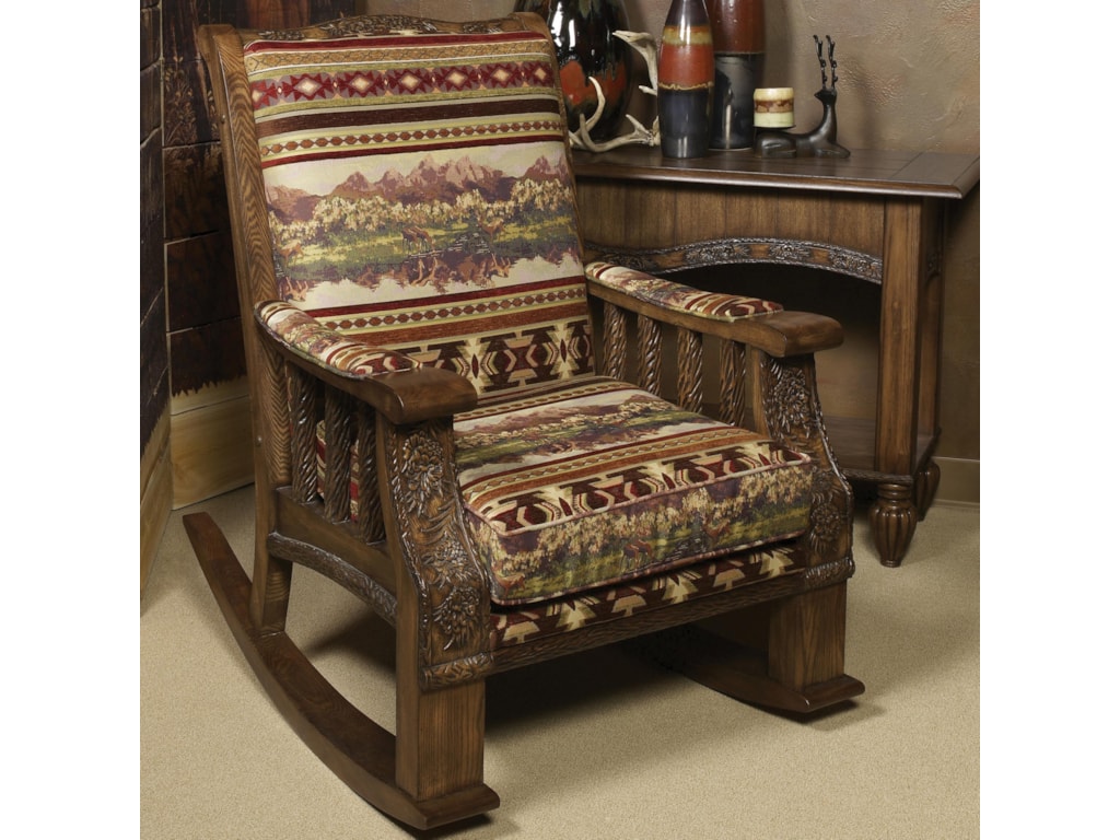 Marshfield Pine Creek North Woods Upholstered Rocker Chair With Customizable Upholstery Conlins Furniture Upholstered Rocker Marshfield Pine Creek North Woods Upholstered Rocker Chair With Customizable Upholstery Conlins Furniture Upholstered Rocker