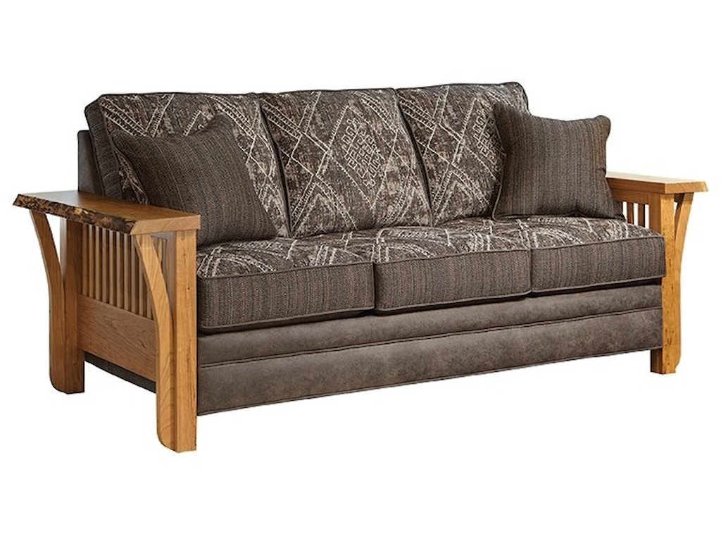 Rustic Edge Sofa With Live By Marshfield At Conlin S Furniture