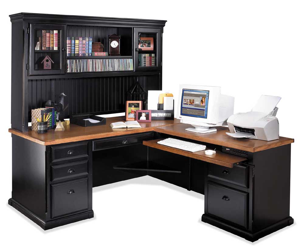 Kathy Ireland Home By Martin Southampton L Shaped Executive Desk
