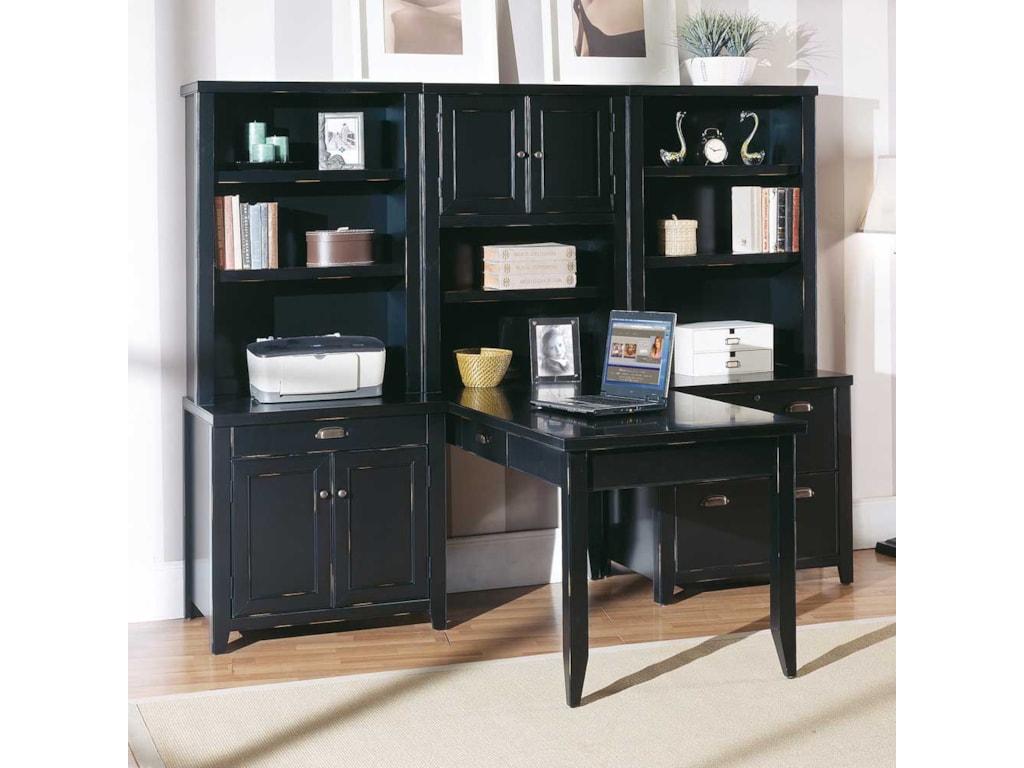 kathy ireland Home by Martin Tribeca Loft L-Shaped Office Wall Unit ... kathy ireland Home by Martin Tribeca Loft L-Shaped Office Wall Unit ...
