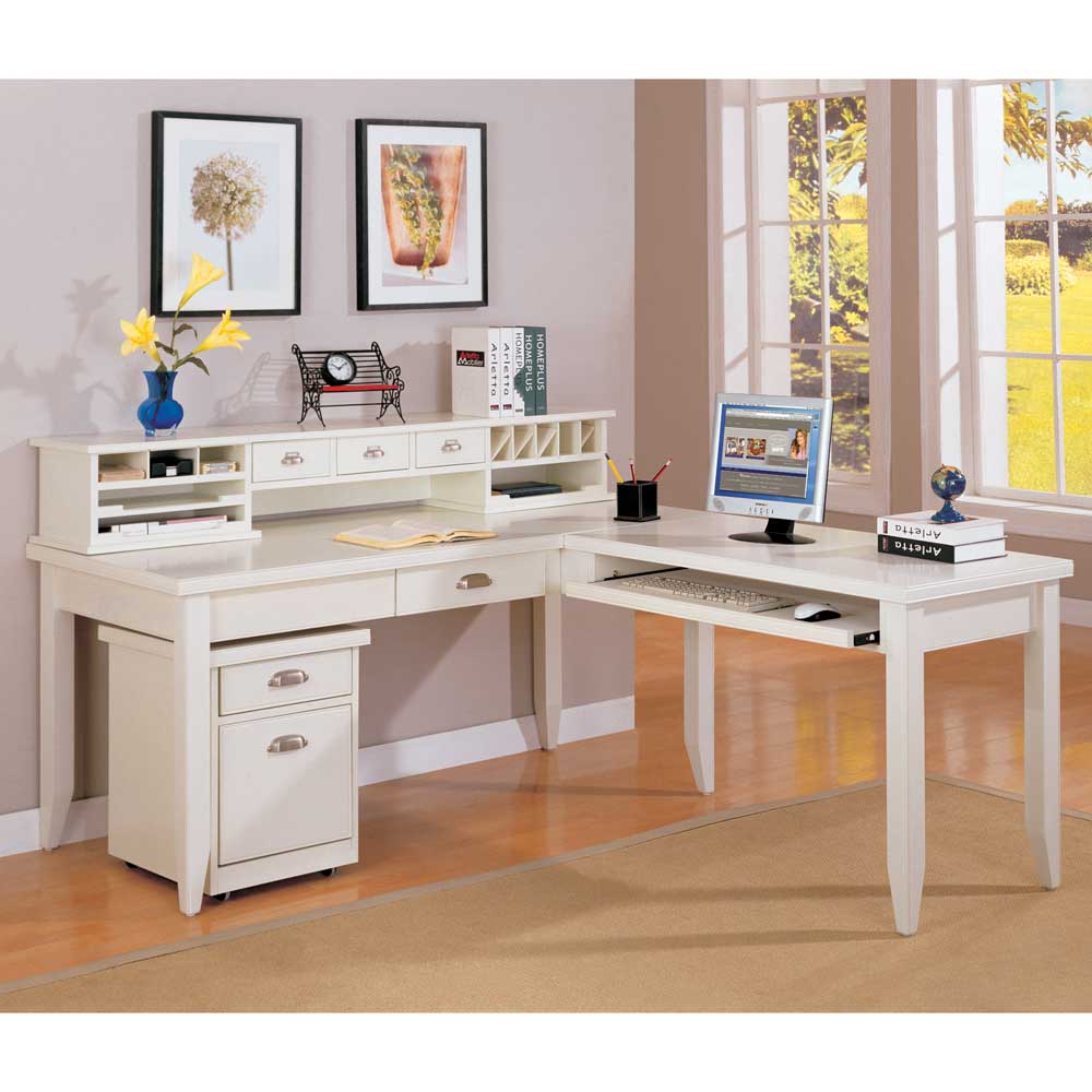 Kathy Ireland Home By Martin Tribeca Loft L Shaped Writing Desk
