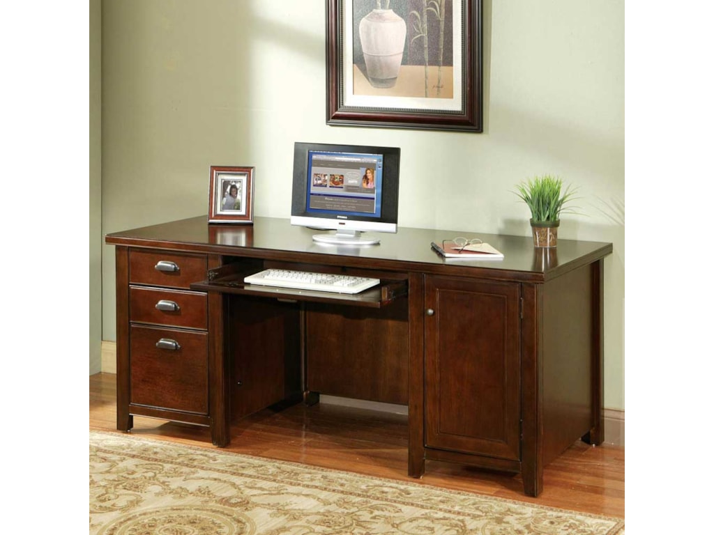 kathy ireland Home by Martin Tribeca LoftComputer Credenza