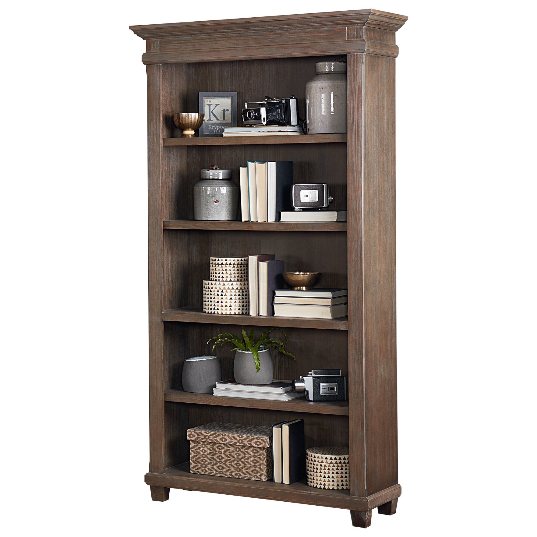 Martin Home Furnishings Carson Open Bookcase With 4 Shelves