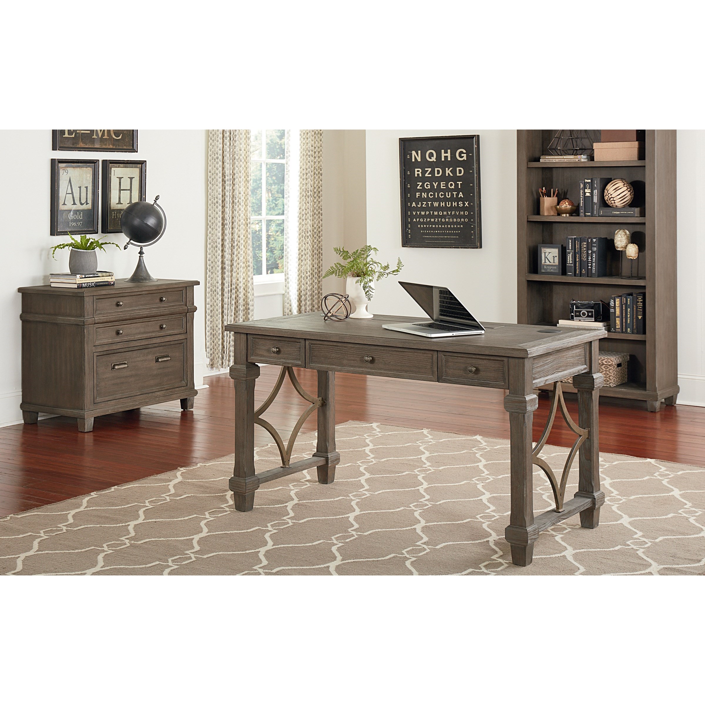 Martin Home Furnishings Carson Lateral File With 2 File Drawers