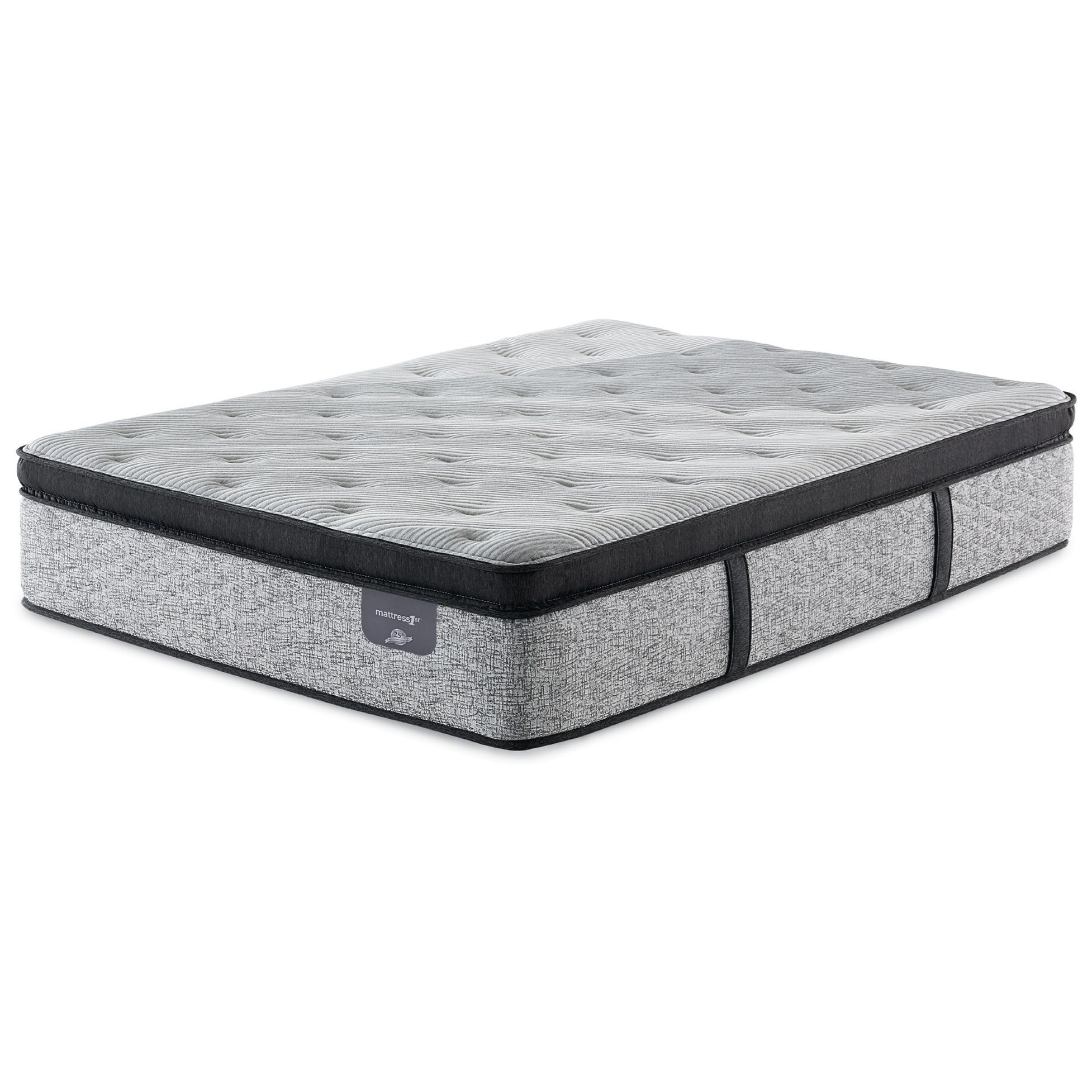 Fountain Hills Lux FEPTH Cal King Firm Euro Pillow Top Hybrid Mattress by  Mattress 10st