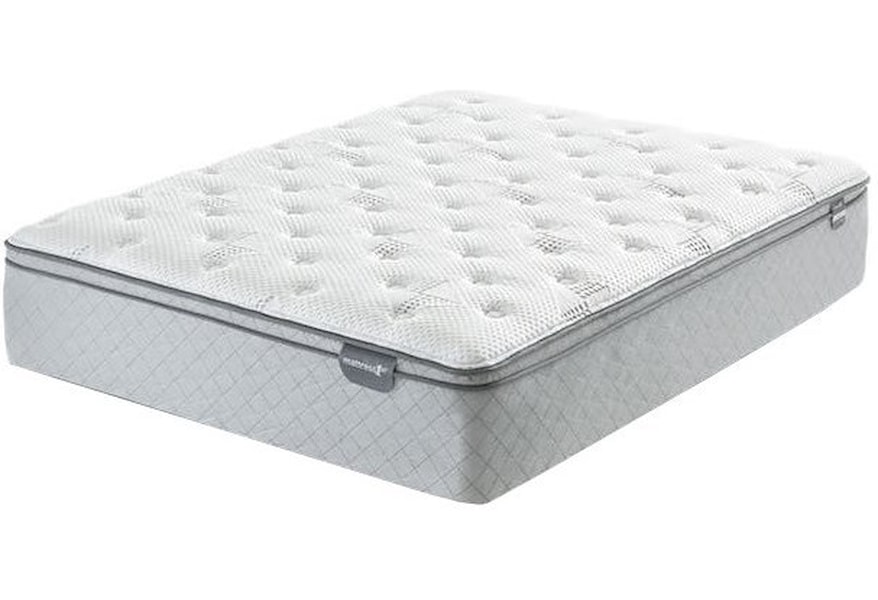 Serta Harrell Euro Top Twin 15 3 4 Euro Top Pocketed Coil Mattress Fashion Furniture Mattresses