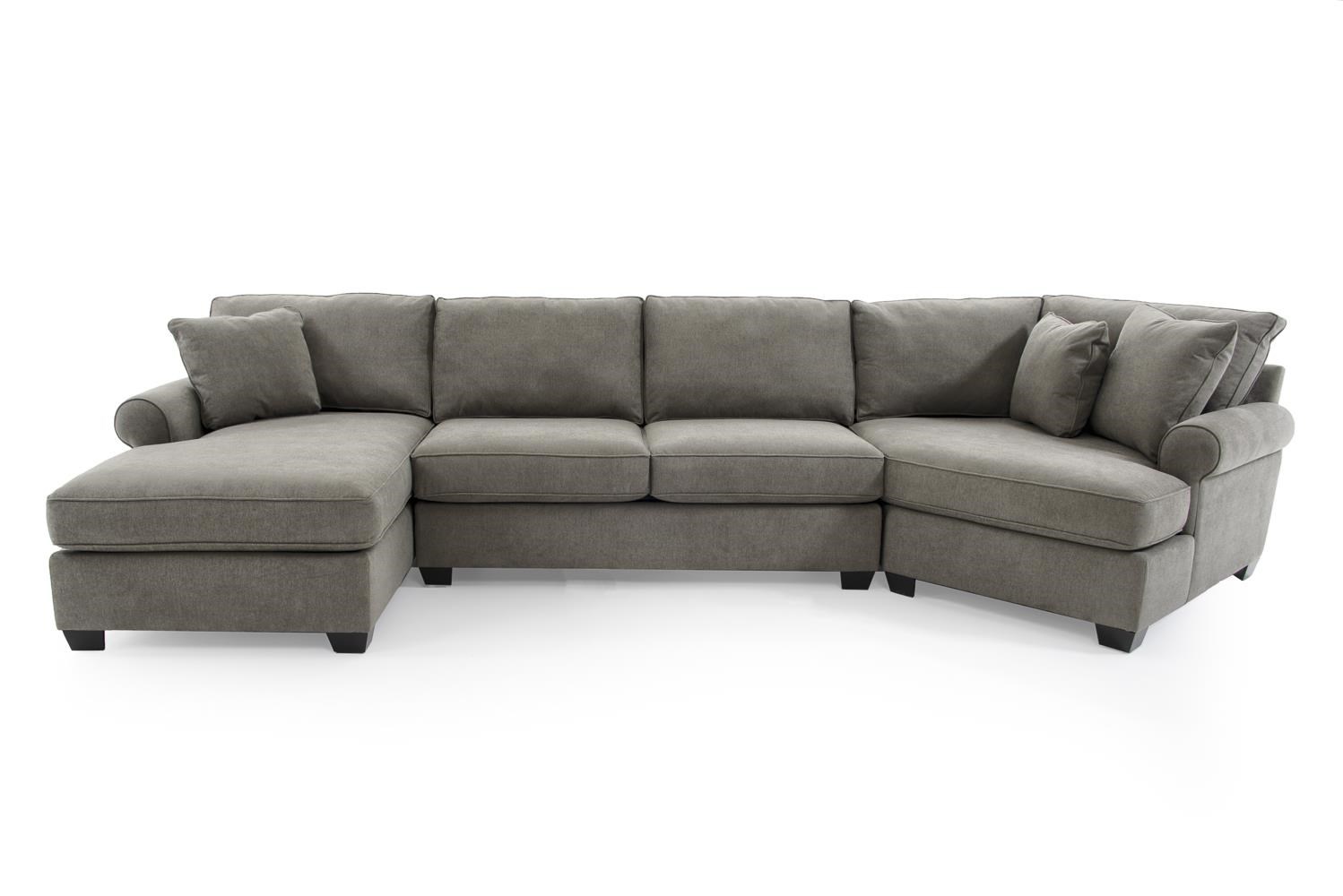 Three Piece Sectional Sofa with Cuddler 