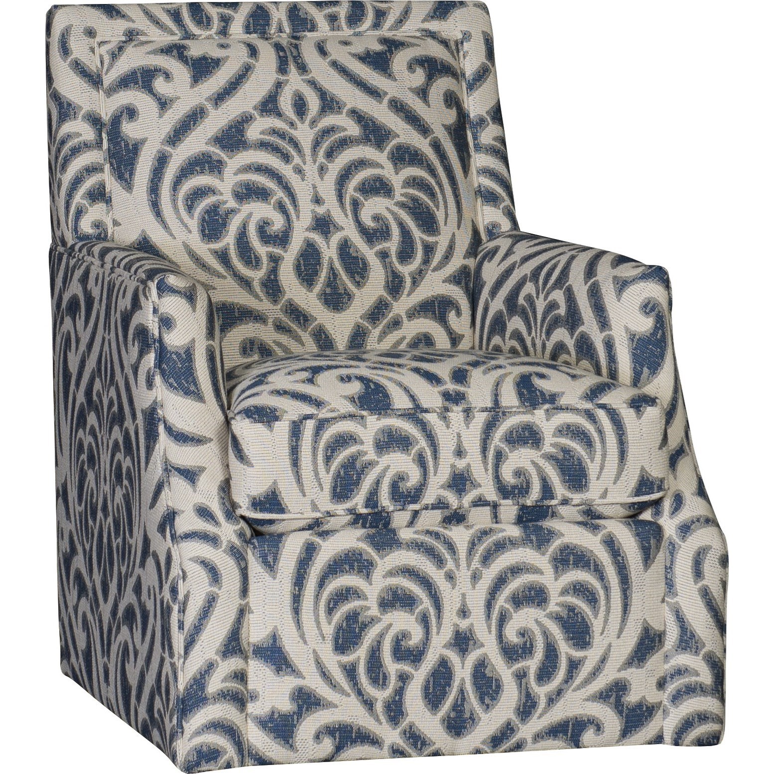 Mayo 2325 Swivel Chair With Flared Arms Howell Furniture