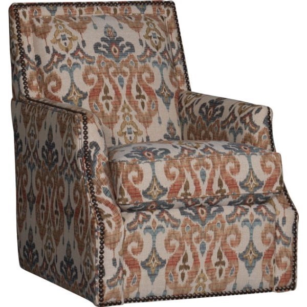orange glider chair