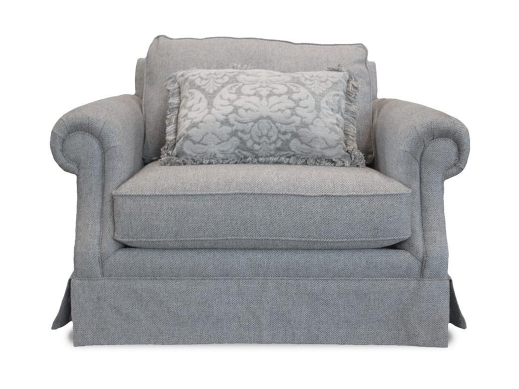 Mayo SmokeSmoke Skirted Chair