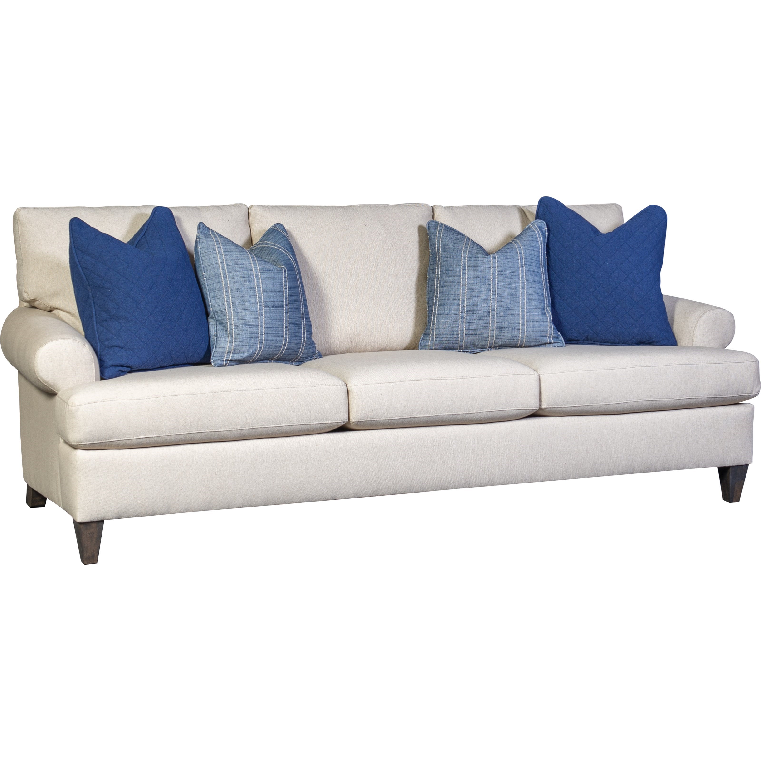 Mayo 3270 Casual Sofa With Four Throw Pillows Howell Furniture