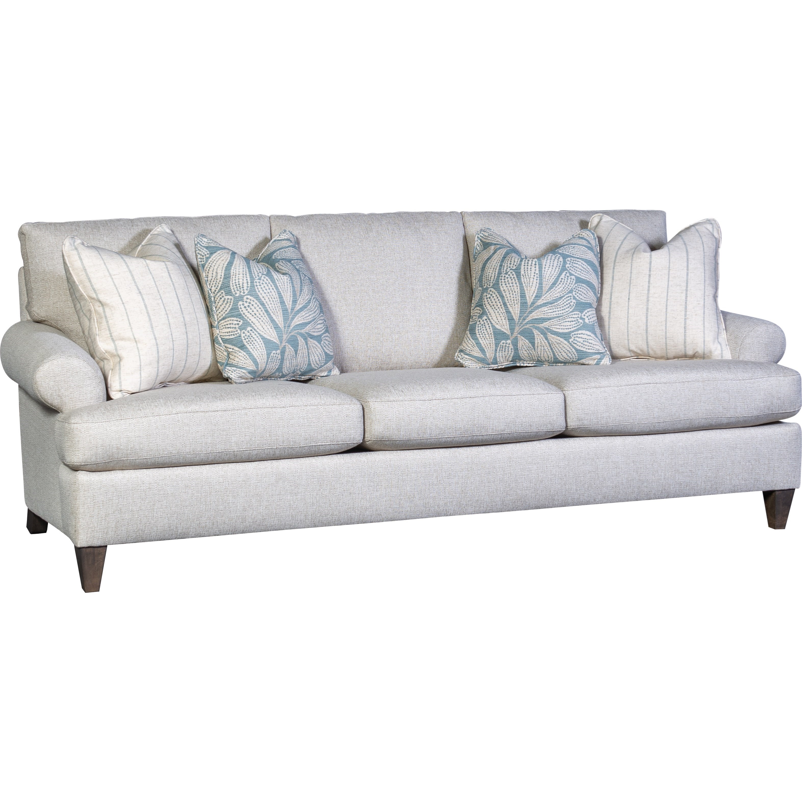 Mayo 3270 Casual Sofa With Four Throw Pillows Johnny Janosik Sofas