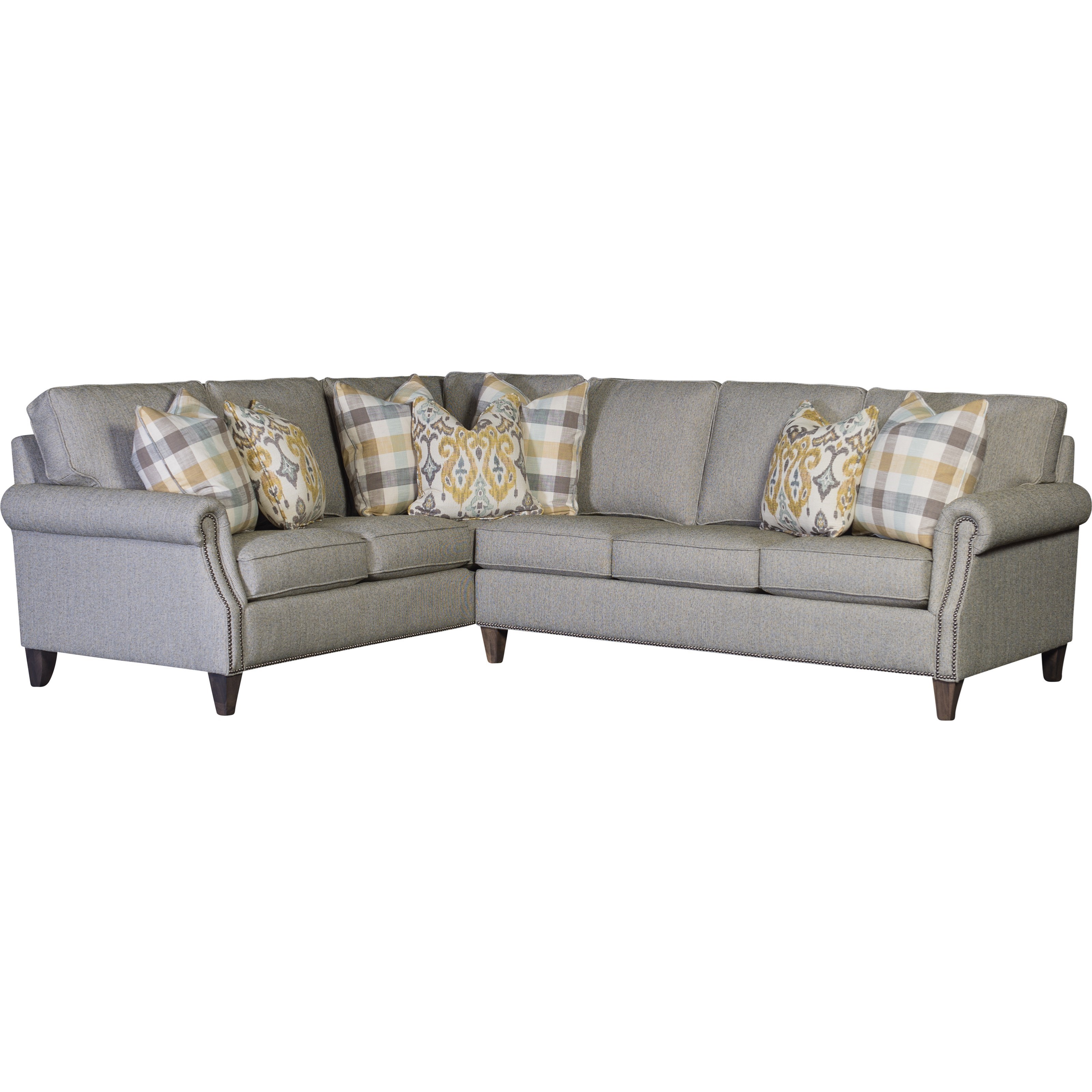 Mayo 3311 Transitional 5 Seat Sectional Sofa Wilson S Furniture Sectional Sofas