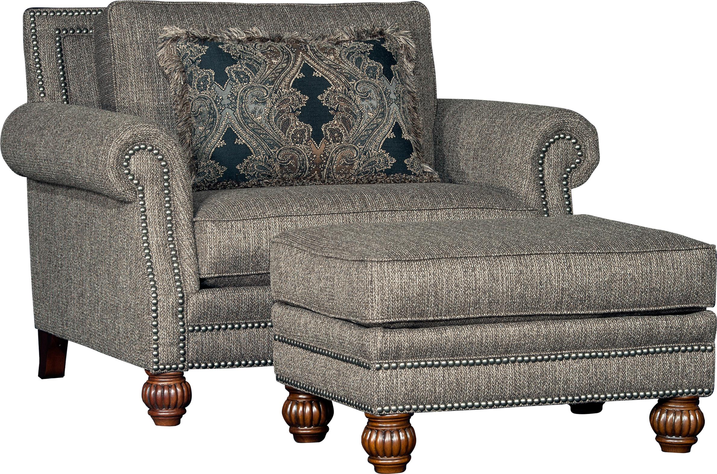 Mayo 4300 Mayo Traditional Chair With Nailhead Trim Howell