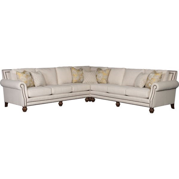Mayo 4300 Mayo Traditional Sofa With Rolled Arms And Carved Wood Feet Wilson S Furniture Sofas