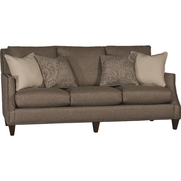 Mayo 4490 Transitional Sofa With Nail Head Trim Zak S Home Sofas