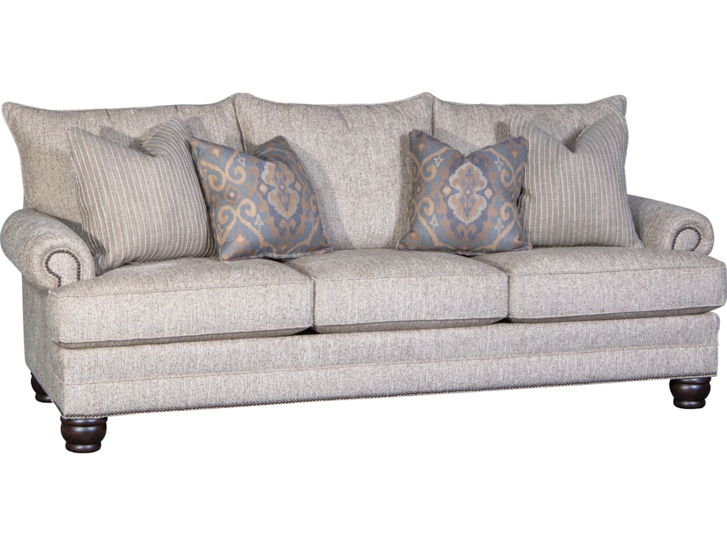 5260 Traditional Sofa With Rolled Arms And Loose Pillow Back By Mayo At Howell Furniture 5260 Traditional Sofa With Rolled Arms And Loose Pillow Back By Mayo At Howell Furniture