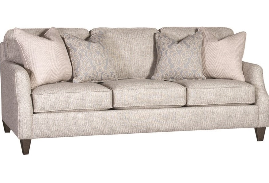 Mayo 6340 Casual Sofa With Four Throw Pillows Wilson S Furniture Sofa With Four Throw Pillows