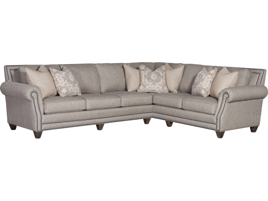 9000 2 Piece Sectional With Raf Corner Sofa By Mayo At Howell Furniture