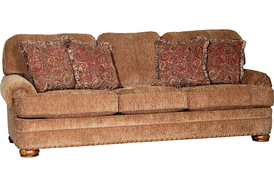 Mayo 3620 Traditional Stationary Sofa Pedigo Furniture Sofas