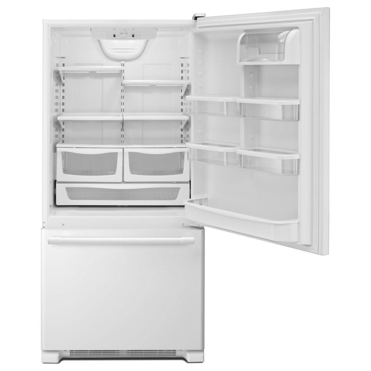 Maytag Mbf2258few 33 Inch Wide Bottom Mount Refrigerator 22 Cu