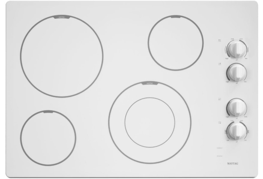 Maytag 30 Inch Electric Cooktop With Sd Heat Element Maytag 30 Inch Electric Cooktop With