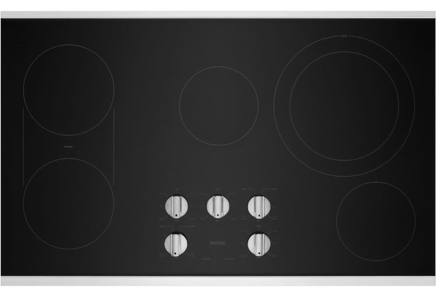 Maytag 36 Inch Electric Cooktop With Reversible Grill And Griddle Maytag 36 Inch Electric Cooktop With