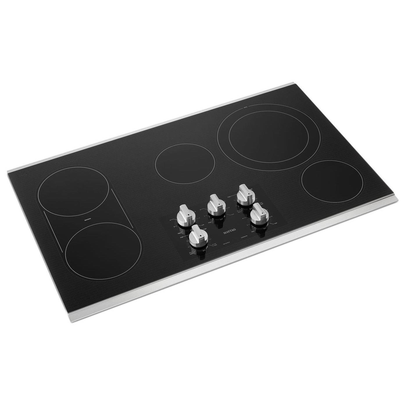 36 inch electric coil cooktop with griddle