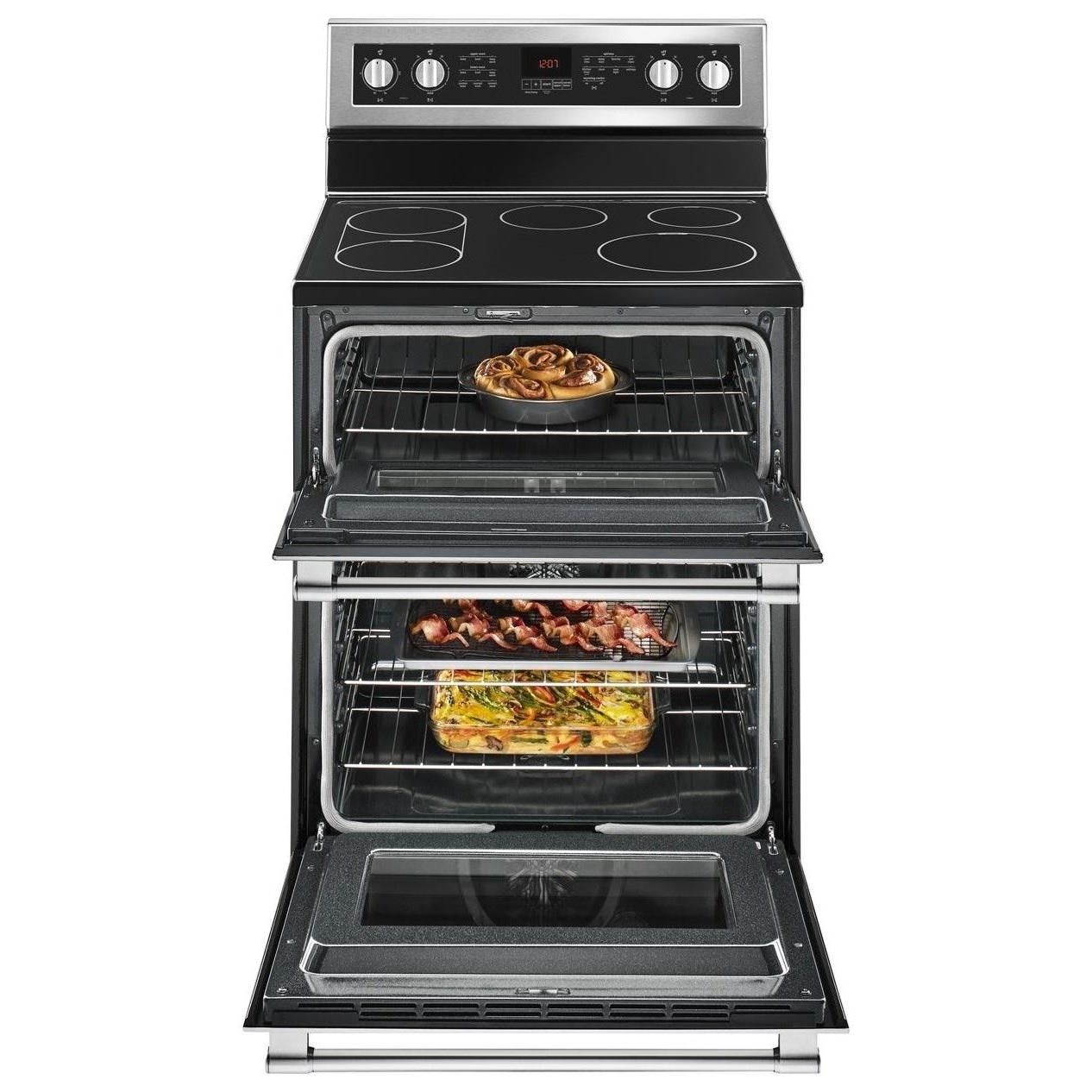 maytag range double oven electric