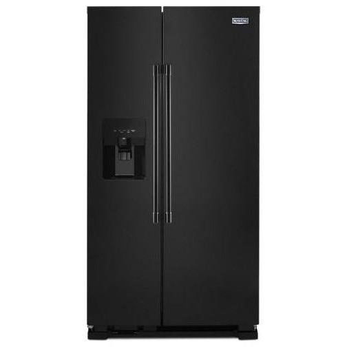 maytag 25 cu ft 36 side by side refrigerator