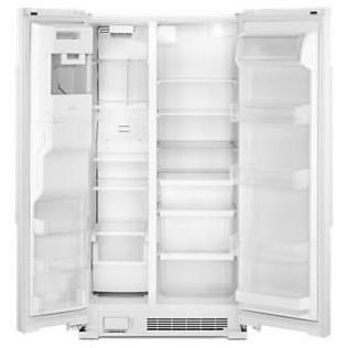 maytag 25 cu ft 36 side by side refrigerator