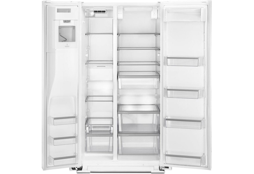 Maytag 36 Inch Wide Side By Side Refrigerator With External Ice