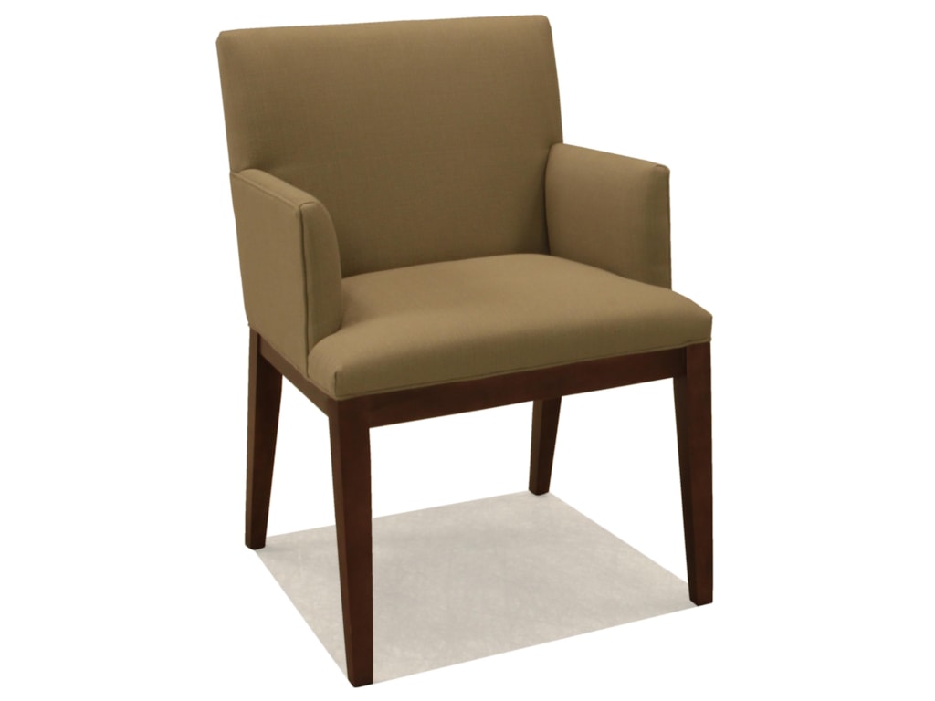 Bemodern Dining Chairs Upholstered Dining Arm Chair With Wood Legs