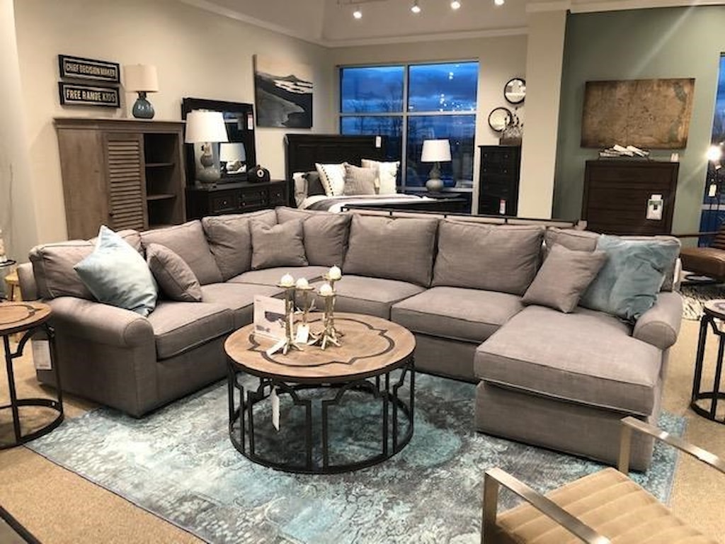 Harris Sectional Sofa With Right Arm Facing Chaise By Bemodern At Belfort Furniture