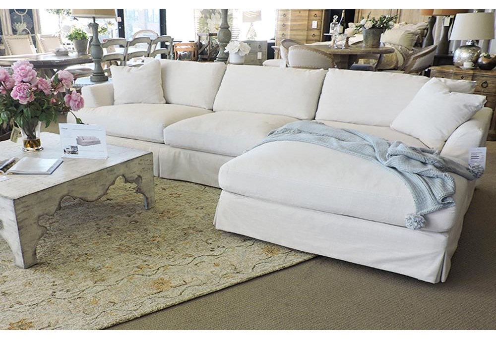 Bemodern Cloud Slipcover Sectional Belfort Furniture Sectional