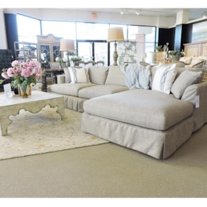 Bemodern Cloud Slipcover Sectional Belfort Furniture Sectional Sofas