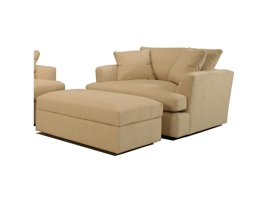 Bemodern Cirrus Casual Contemporary Chair And A Half With
