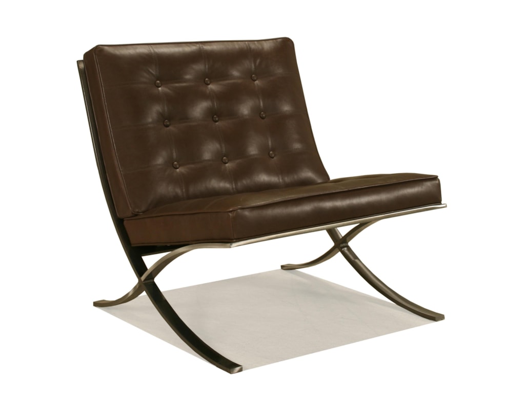 McCreary Modern 810 Leather Armless Stationary Chair