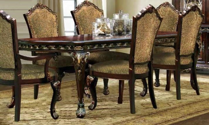 Mcferran Home Furnishings D189 D189 Table Formal Dining Table Del Sol Furniture Dining Tables