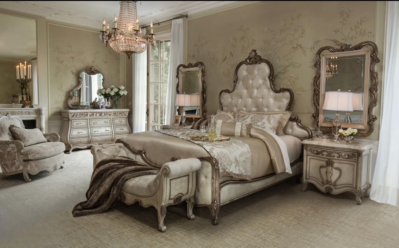 Michael Amini Platine De Royale Traditional California King