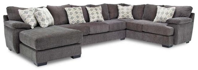 Michael Nicholas Davenport Victory Sterling Davenport Victory Sterling 3 Piece Sectional W Left Chaise Beck S Furniture Sectional Sofas