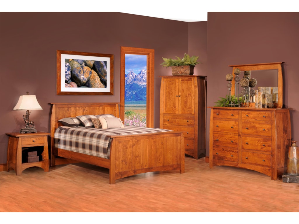 Millcraft BordeauxKing Panel Bed