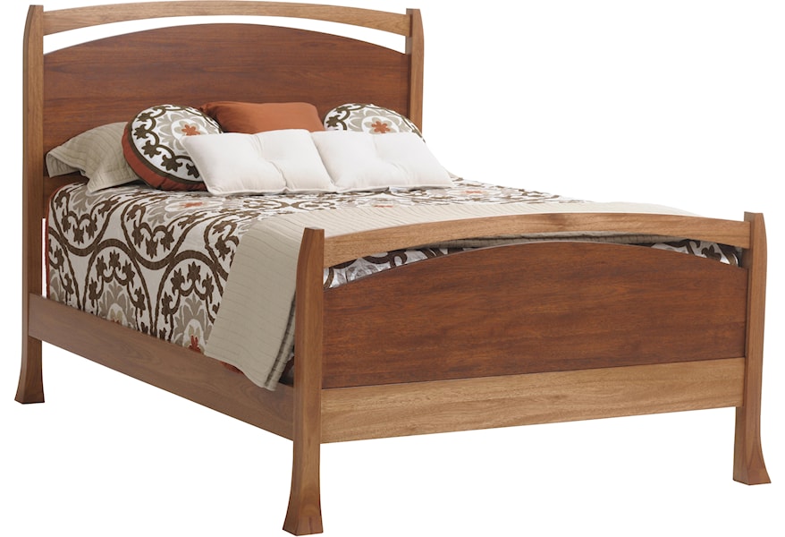 Millcraft Oasis Queen Panel Bed With Rounded Headboard