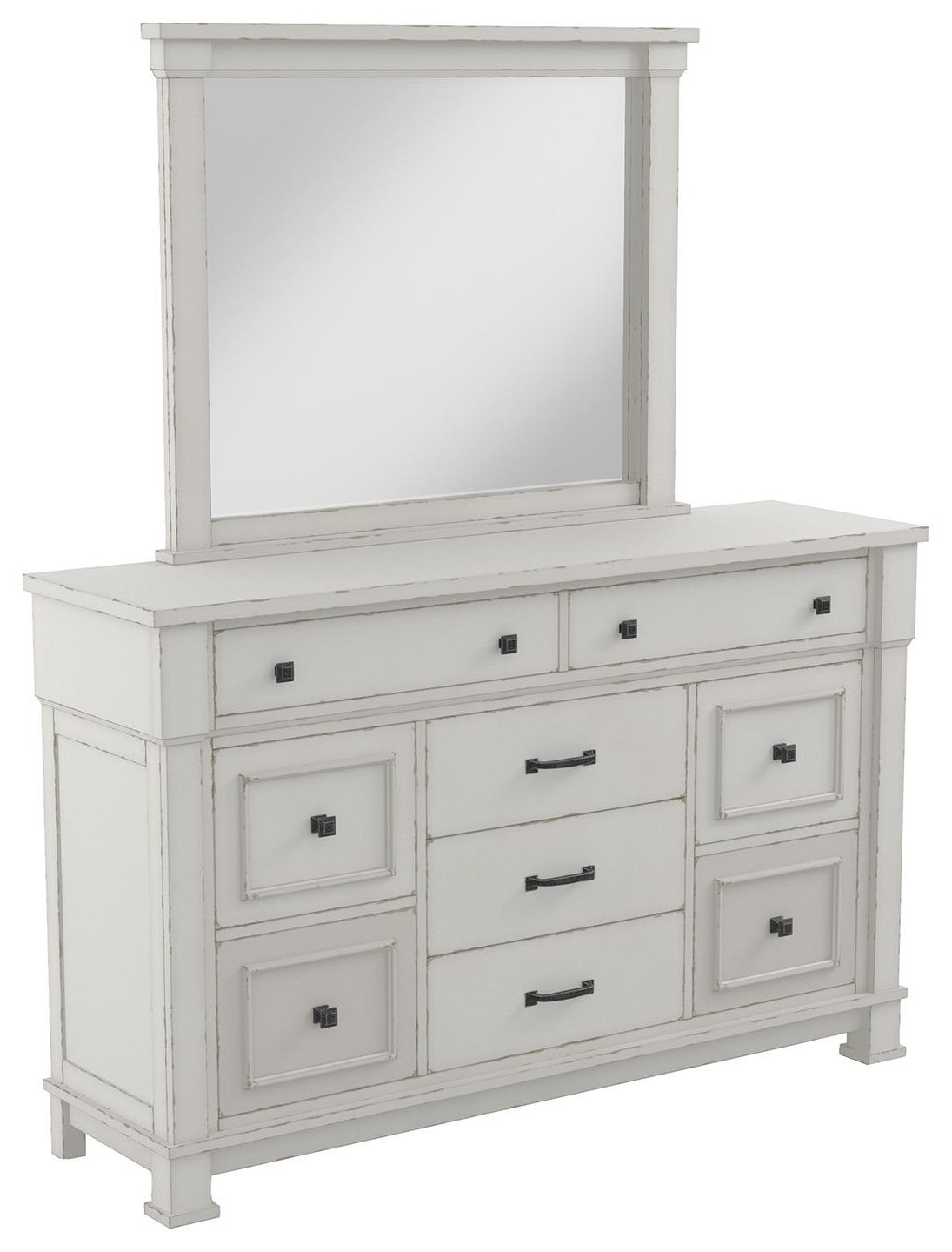 Millennium Jennily B642 31 36 Dresser And Mirror Package Sam