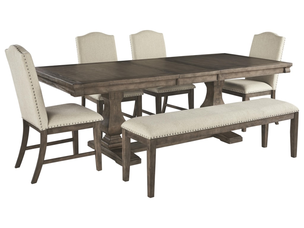 Millennium Johnelle D776 55t 55b 4x01 00 6 Piece Rectangular Dining Room Extension Table Millennium Johnelle D776 55t 55b 4x01 00 6 Piece Rectangular Dining Room Extension Table